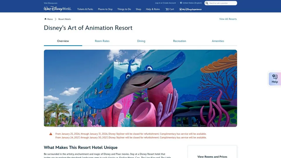 Disney’s Art of Animation Resort