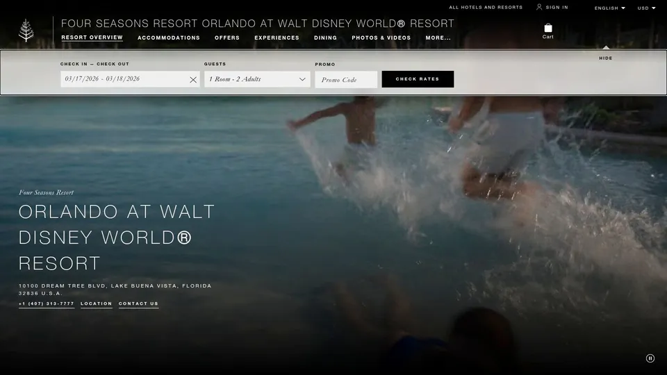 Four Seasons Resort Orlando at Walt Disney World Resort