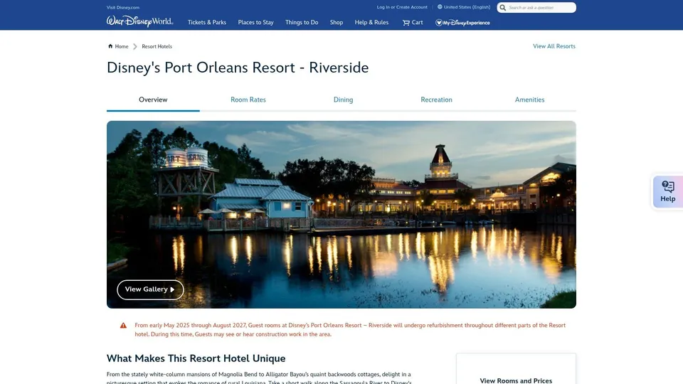 Disney’s Port Orleans Resort – Riverside