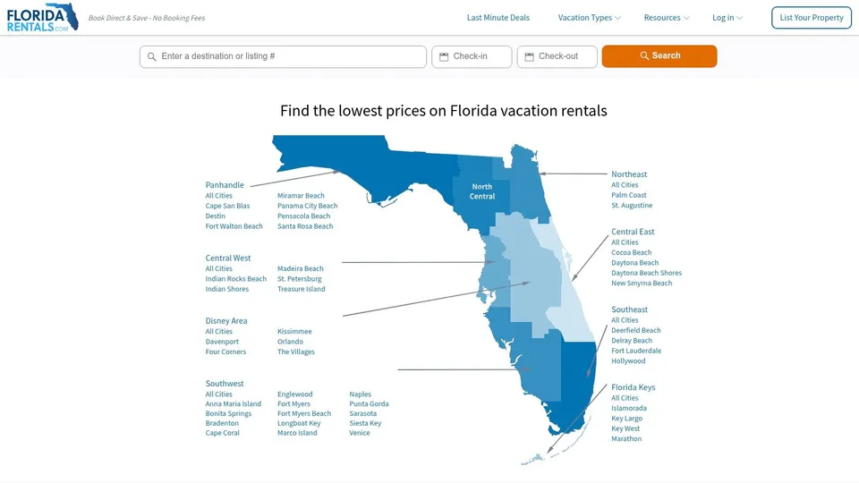 FloridaRentals.com